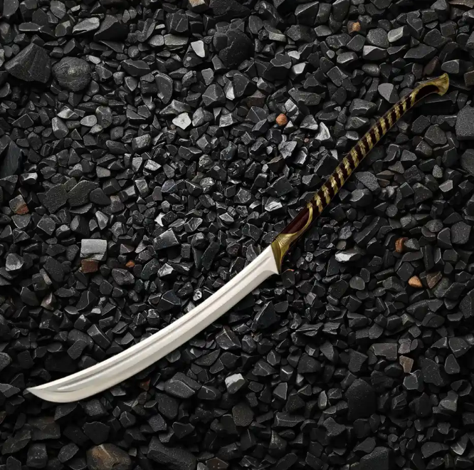 ⚔️ High Elven Warrior Sword Replica – 40” Stainless Steel Fantasy Sword with Elven Vine Design | SwordHive.com